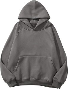 Sudadera con capucha de algodón de peso pesado con hombros caídos de gran tamaño para hombre y mujer, ropa perfecta con estampado de logotipo personalizado - Product Image 6
