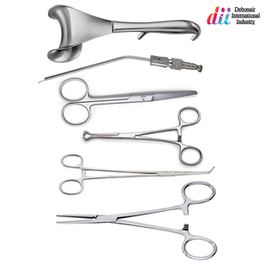 Ensemble d'instruments chirurgicaux de base en obstétrique et gynécologie à prix de gros avec boîte en acier par Debonairii - Product Image 4