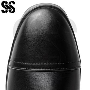 Bottes d'équitation en cuir de haute qualité personnalisées Semelle intérieure rembourrée Semelle absorbant les chocs Conception ergonomique Équestre en plein air - Product Image 6