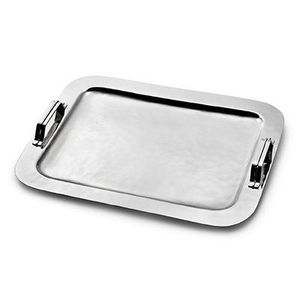 Plateau de service en acier inoxydable de qualité supérieure, idéal pour la vaisselle de centre de table décorative lors de rassemblements de fêtes ou d'événements formels - Product Image 4