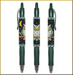 Stylo perlé de graine supérieure stylo perlé de graine complète accepter conception personnalisée fabriqué à la main Unique décoratif bureau Collage école perles stylo - Product Image 5