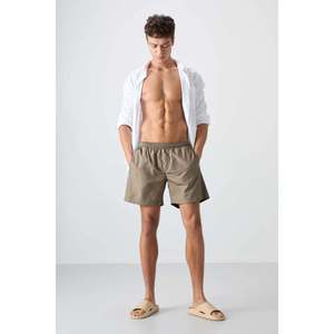 Short de bain pour homme Tommylife, taille élastique verte, coupe standard - 81237 - Vert fluo - Product Image 5