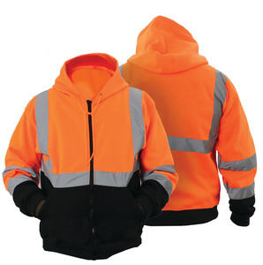 Chaqueta DE TRABAJO DE SEGURIDAD reflectante de alta visibilidad para trabajadores de construcción personalizada para ropa de trabajo impermeable de invierno - Product Image 3