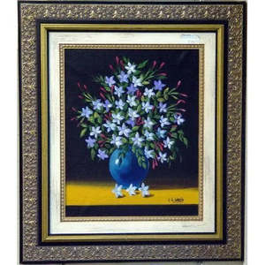 Peinture à l'huile sur toile peinte à la main, style espagnol, prête à être accrochée, décoration murale pour la maison - Product Image 1