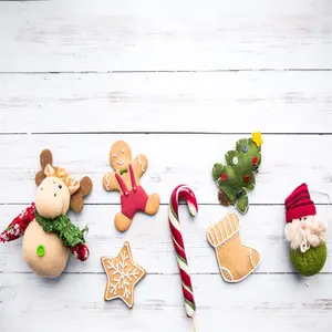 Bán buôn DIY Giáng sinh Biscuit Mug Topper Home Baking Cookies cho trẻ em Bánh quy cho trang trí và Cookie trang trí