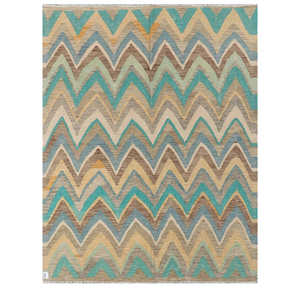 พรมกิลิม ไมมาณา อัฟกานิสถาน ขนาด 194 x 152 ซม. ชุดพรมปูพื้น - Product Image 1