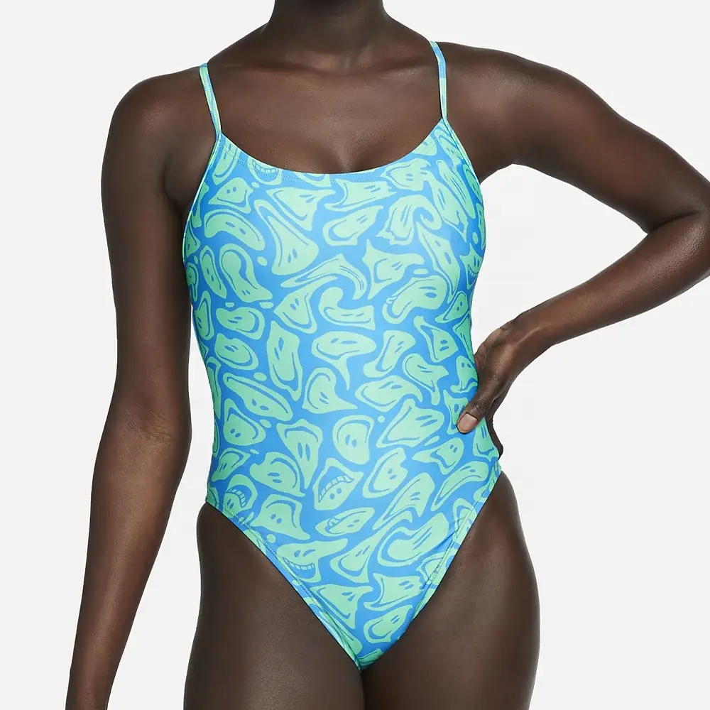 Women Sleeveless Swimwear One Piece Swimsuit New Arrival Women Plus Size Sublimation Swim Suit for sale