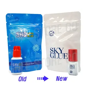Sky Glue S 5ml für Wimpern verlängerungen Korea Original Sky Glue Red Cap Schnellt rockn ender, langlebiger Wimpern kleber Adhesive Private Label