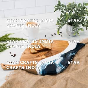 Plateau de service et planche à découper en résine et bois d'acacia planche à découper moderne au meilleur design - Product Image 3