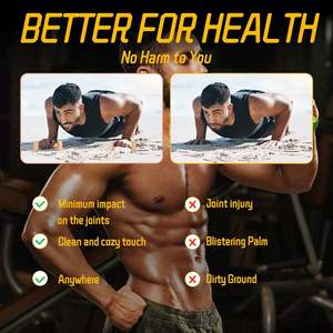 Wooden Parallettes Gravity Fitness Joint-friendly <b>Push</b> <b>up</b> Handstand <b>Bars</b> & Mini <b>Bars</b> Non-Slip for Fitness Gymnastics Aerobics - Product Image 5