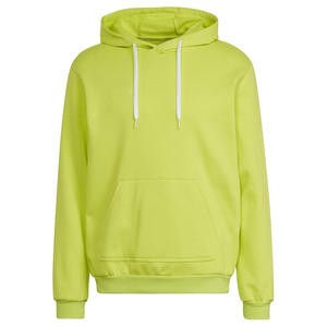 Sweat à capuche épais en éponge française 100% coton pour hommes Streetwear surdimensionné avec logo personnalisé et technique de teinture unie pour l'hiver - Product Image 4