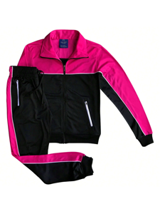 Conjunto Deportivo de 2 Piezas para Mujer con Logotipo Personalizado, Chaqueta Deportiva Ajustada y Pantalones Jogger, Venta al Por Mayor de Fábrica OEM - Product Image 4