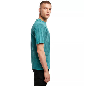 เสื้อยืดสำหรับผู้ชายเสื้อยืดผ้าฝ้ายเยื่อไม้ไผ่แขนสั้น - Product Image 4