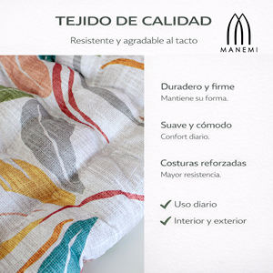 Cojines para Silla Repelentes al Agua de 40x40x5 cm para Camping y Uso Interior/Exterior, Aptos para Todas las Estaciones, Fáciles de Limpiar con Correas de Sujeción - Product Image 5