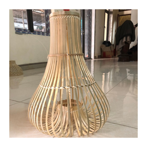 Lámpara de bambú hecha a medida con diseño tejido premium-Luz colgante decorativa para un estilo interior creativo - Product Image 6