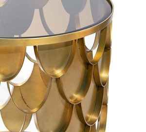 Customizable Luxurious Design Best Seller Metal Side <b>Table</b> Coffee <b>Table</b> Glass Top Luxury <b>Console</b> <b>Table</b> in Factory Price - Product Image 4