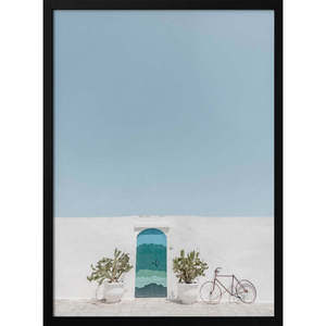 Ostuni Blue Door Durable Metal Design - Product Image 2