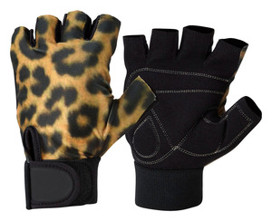 Prix de gros Rembourrage confortable Demi-doigt Gants d'haltérophilie antidérapants Respirant Intérieur Extérieur Musculation Fitness - Product Image 5