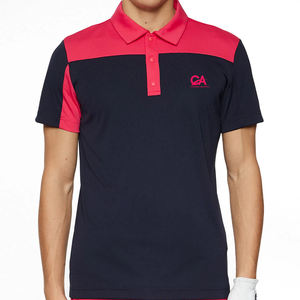 Vente chaude Coton Polyester Logo Personnalisé Hommes Polos Blanc Uni Hommes Golf À Manches Courtes Hommes TShirt Polo évacuant l'humidité - Product Image 2