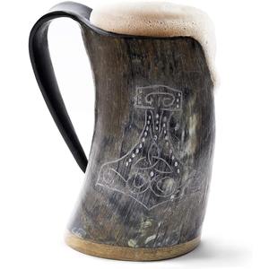 Mug en corne à boire viking de style animal naturel, écologique, poli de qualité supérieure, nouvelle arrivée, petites tailles, décoration d'intérieur - Product Image 6