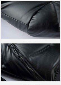 Nouveauté veste matelassée personnalisée pour hommes veste d'hiver imperméable au design simple avec col à capuche de couleur unie vierge - Product Image 6