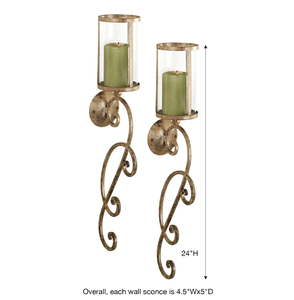 OEM Manufacture Elegant <b>Wall</b> Iron <b>Sconce</b> <b>For</b> Interior Lighting Decor Offering Durable Metal Build And Warm Light Effect - Product Image 4
