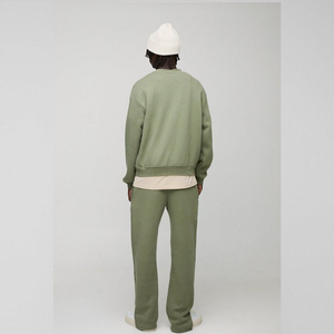 Logo personnalisé Nom de marque Jacquard Lettre Design Oversize Pull en tricot 100% coton Style décontracté Pull en tricot pour hommes - Product Image 5