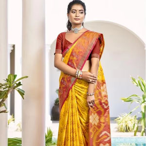 Designer fantaisie Pochampalli Silk Fancy latkan vente en gros de saris en ligne - Product Image 1