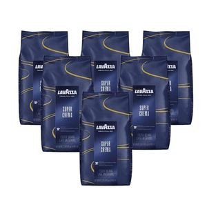 Lavazza Super Crema Grains de Café 6x1kg Sac Approvisionnement en Gros Usine Directe Meilleure Qualité Espresso Italien Premium Rôti - Product Image 6