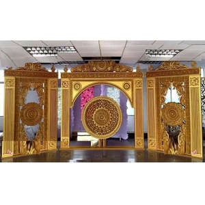 Paneles DE FONDO DE ESTILO DE BODA Maharajah Panel de escenario de boda tradicional última decoración de Panel de estilo de boda - Product Image 1