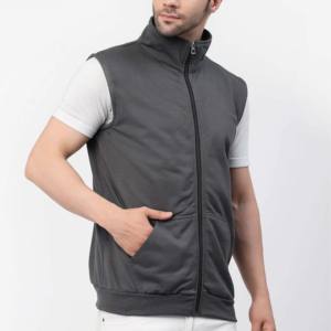 แจ็กเก็ตกันน้ำสำหรับผู้ชาย, เสื้อกั๊กขนแกะมีซิปน้ำหนักเบาระบายอากาศ - Product Image 3