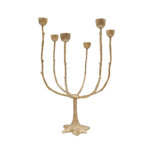 Elegante candelabro de latón hecho a mano con color personalizado para el altar de la Iglesia y la decoración de la Mesa de Navidad - Product Image 1