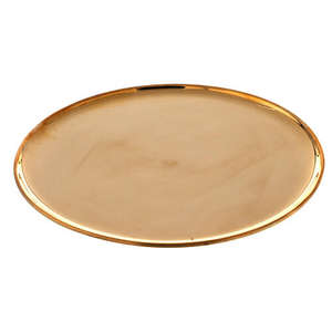 Hotel Home Catering Sirviendo Vajilla Acero inoxidable con acabado dorado Placa de cargador de metal Proveedor y fabricante - Product Image 1