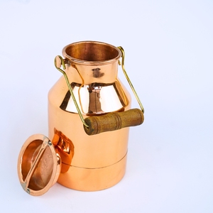 Botellas de almacenamiento de cilindro de cobre con estilo Vintage, tarros, organización del hogar, artículos secos de especias de Metal, almacenamiento de cocina para acampar - Product Image 5
