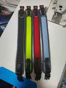 Arnés de nailon de estilo bonito de lujo para perros con estampado de seguridad nocturna, Correa y collar antientrenamiento impermeables para perros - Product Image 4