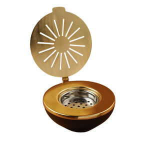 Tendance brûleur d'encens pour la maison vaisselle porte-encens décor or finition Design moderne métal Bukhoor brûleur parfum de maison - Product Image 5