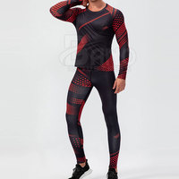 Ropa Deportiva para Gimnasio, Traje de Compresión para Hombre, Hecho a Medida, Material Duradero, Sólido, Transpirable, Estilo Urbano de Primavera