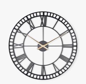 Reloj de pared moderno creativo de lujo ligero decoración del hogar Reloj de pared de Metal silencioso para sala de estar oficina tienda - Product Image 2