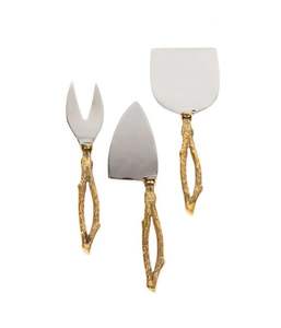 Hot Selling High Quality Stainless Steel 410 with Round Ball Wood Handle Cheese Butter <b>Knife</b> Baking Tool Set Attractive Price - Product Image 6