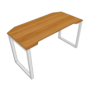 Mesa de Juego GBamboo 70x140x75cm, Escritorio de Madera para Gamers - Product Image 4
