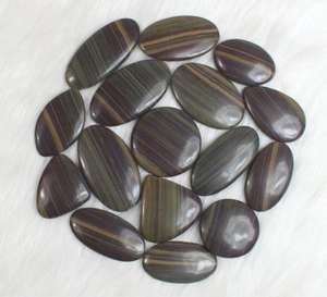 หินออบซิเดียนธรรมชาติอัญมณีหลวมขัดเงาสูงสำหรับทำจี้เงินทำมือ - Product Image 2