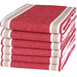 Ensemble de serviettes à vaisselle durable à séchage rapide, haute qualité 100% coton biologique personnalisé certificat GOTS étiquette privée en Stock, offre spéciale - Product Image 1