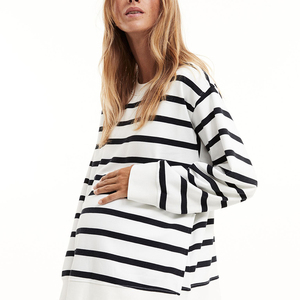 Logo personnalisé université sweat-shirt ras du cou oversize col rond femmes impression 3d sweats en relief 100% coton - Product Image 4