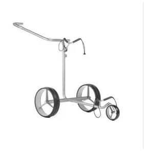 Chariot de golf pliable Titan Travel 2.0 à trois roues avec cadre métallique pour utilisation sur le parcours - Product Image 1