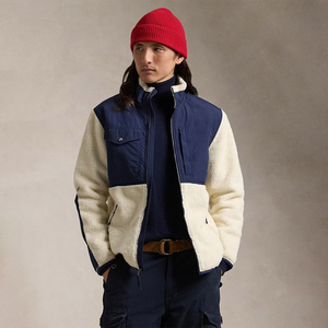 แจ็กเก็ตขนแกะสำหรับผู้ชายเสื้อแจ็คเก็ตขนแกะขั้วโลกโพลีเอสเตอร์100% สำหรับฤดูหนาวผลิตในปากีสถาน - Product Image 2