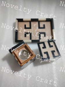 Quemador de incienso de resina personalizable Bakhoor con bandeja y caja acrílica para uso religioso Devolver regalos de la empresa de fabricación - Product Image 4