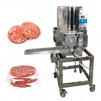 Machine à former des hamburgers de haute capacité pour usage en restaurant, en acier inoxydable de qualité alimentaire, équipement de formage de hamburgers à haute efficacité