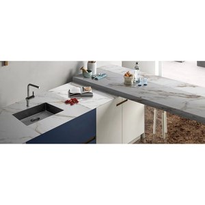 Borghini Extra Unionstone, Composición de Cristal de Cuarzo, Revestimiento de Pared Impermeable, Losa Grande Moderna - Product Image 2