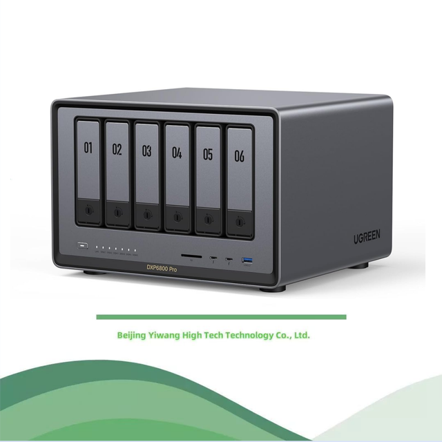 UGREEN NASync DXP6800 Pro 6-Bay Desktop NAS Intel I5 1235u 10-Core CPU 8GB DDR5 RAM 128G SSD NAS Network Storage (Diskless)