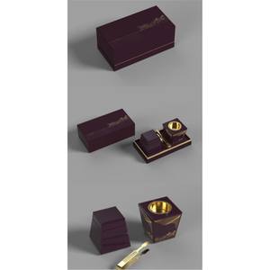 Luxury Arabic Mubkhar Set Gold Filigree <b>Bakhoor</b> Burner with Storage Gift Box & Tongs <b>Oud</b> Burner for Home Decor and Wedding Gifts - Product Image 2